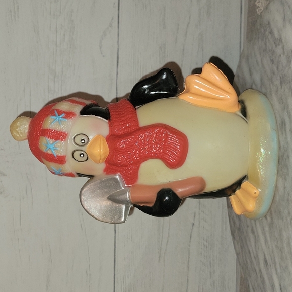 Vintage Other - Vintage | Christmas Penguin Blow Mold Figurine